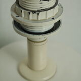 Pair of legs of ceramic lamp basketry italy vintage