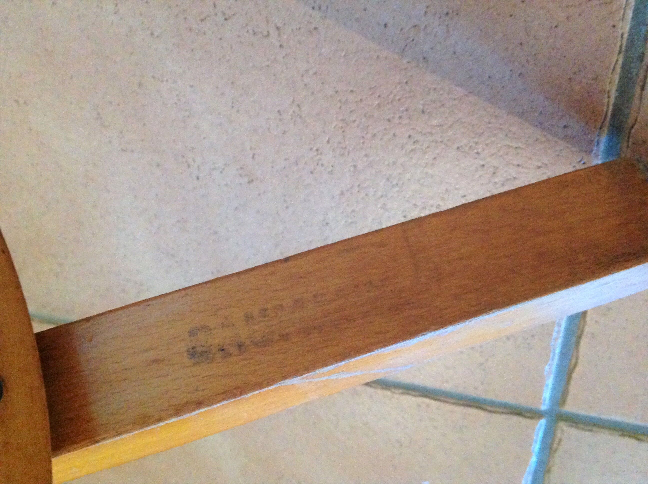 Coat rack with six heads in curved wood Baumann / vintage 50s-60s