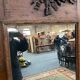 Trumeau mirror 19th in fir