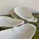 Antique porcelain cups scallops