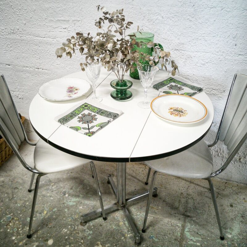 Vintage kitchen table with flap