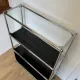 USM Haller shelf in Graphite Black
