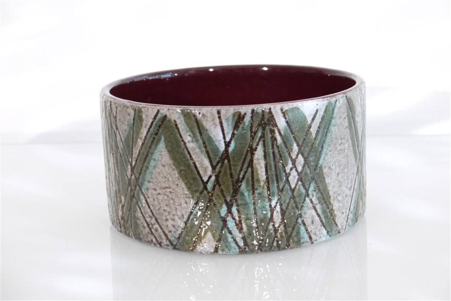 Empty ceramic pocket by Ingrid Atterberg 1960