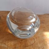 Vicke Lindstrand crystal vase (1904-1983) signed Kosta Boda Woman in bath