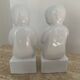 Pair of vintage ceramic bookends 70s-80s