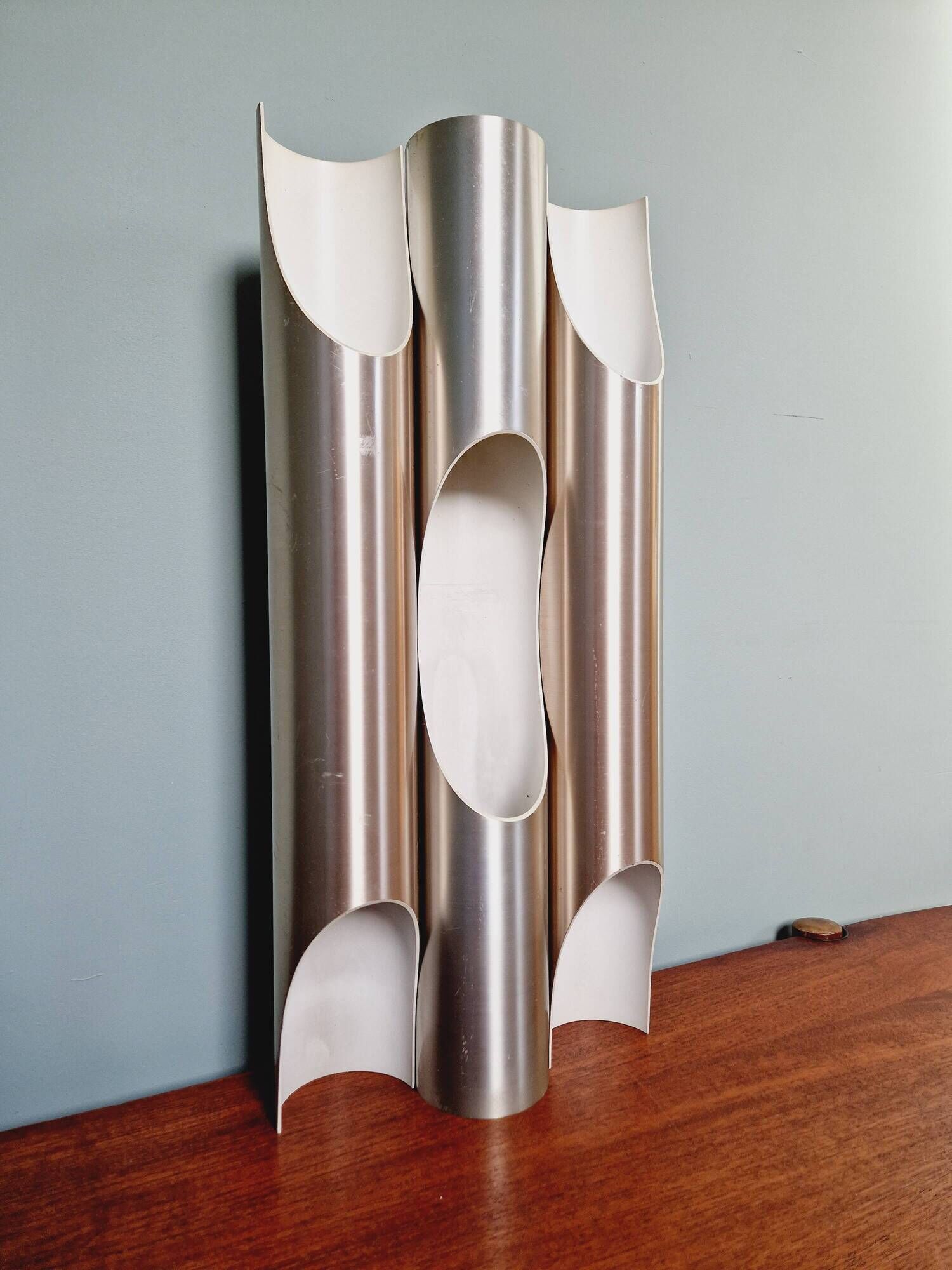 Set of 3 fuga xl wall lights (60cm), raak, 1960s