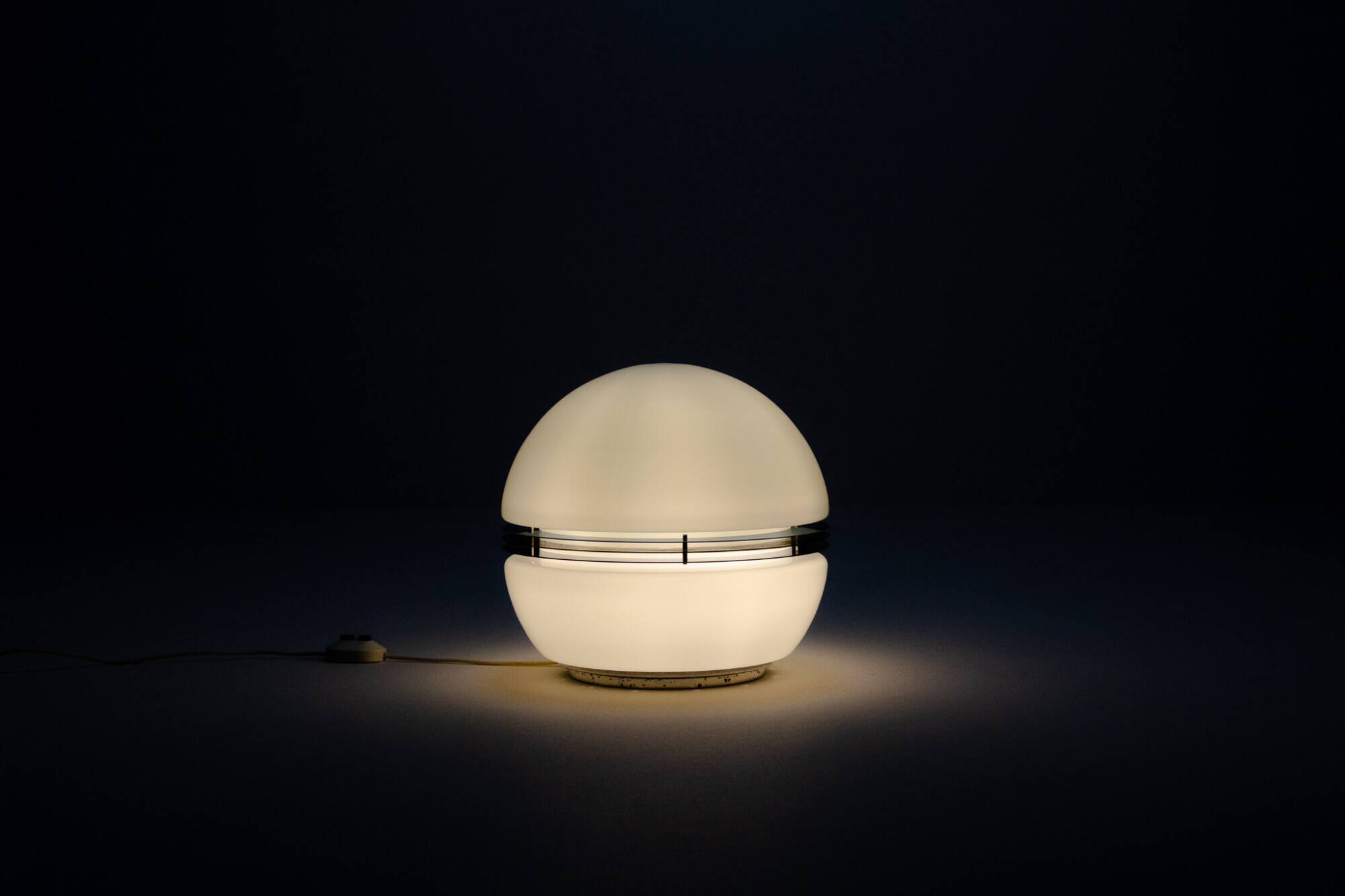 Space Age spherical table lamp by Enrico Tronconi, Italy, 1970s