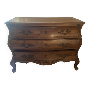 Commode galbée à trois - clair tiroirs