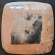 Japanese square dish in Raku
