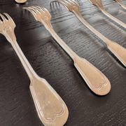 Vintage Ercuis cutlery set of 37 pieces, Chinon model.