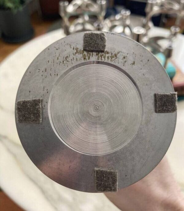 Vase brutaliste inox 1970 design