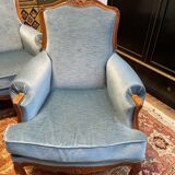 Louis XV style living room Sofa and pair of Armchairs