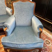Louis XV style living room Sofa and pair of Armchairs
