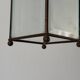 Art Deco ceiling light in brass and glass, 1940s, Germany