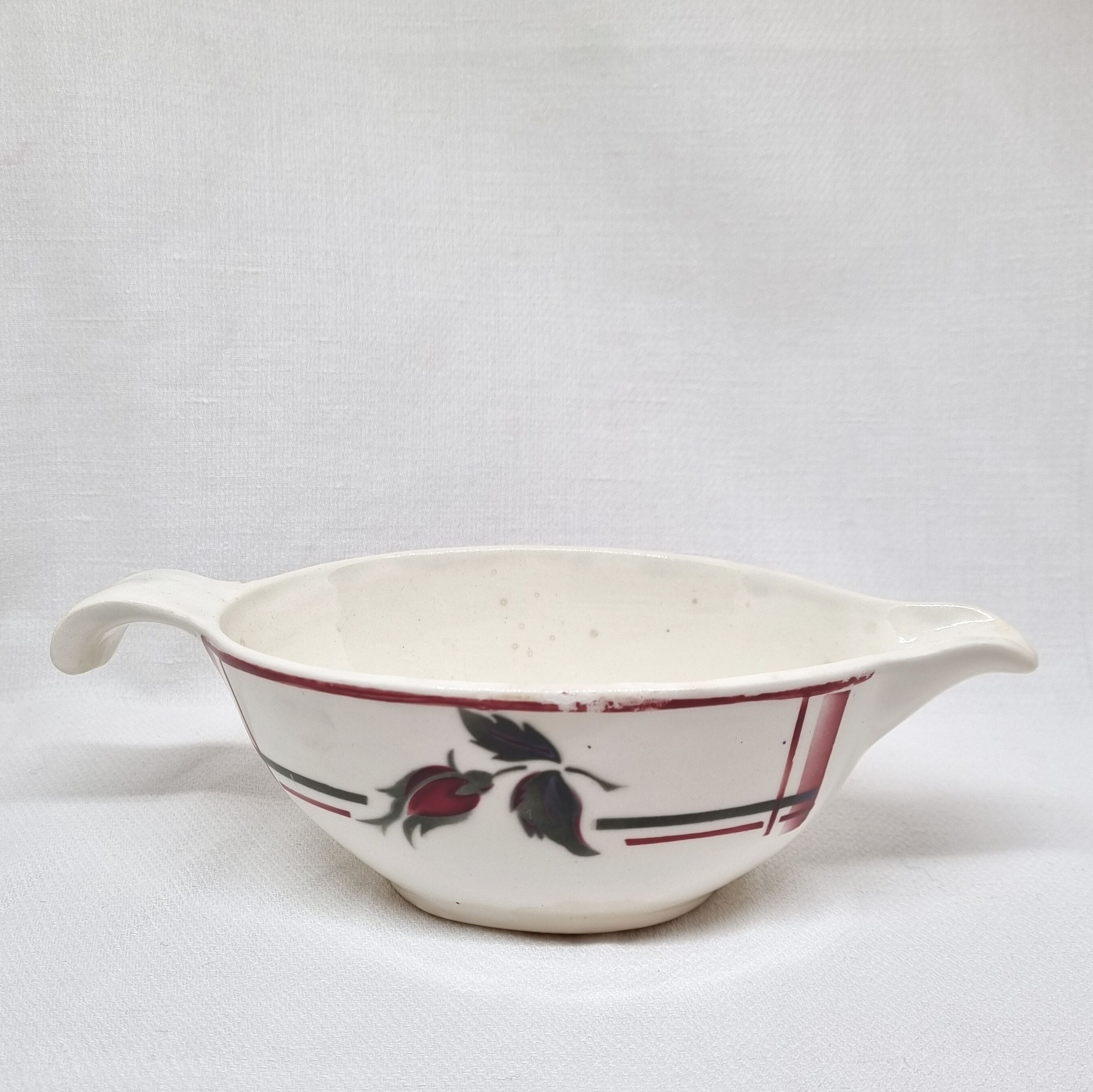 Saucière La Rose de Digoin