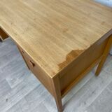 Vintage scandinavian oak office, 60s