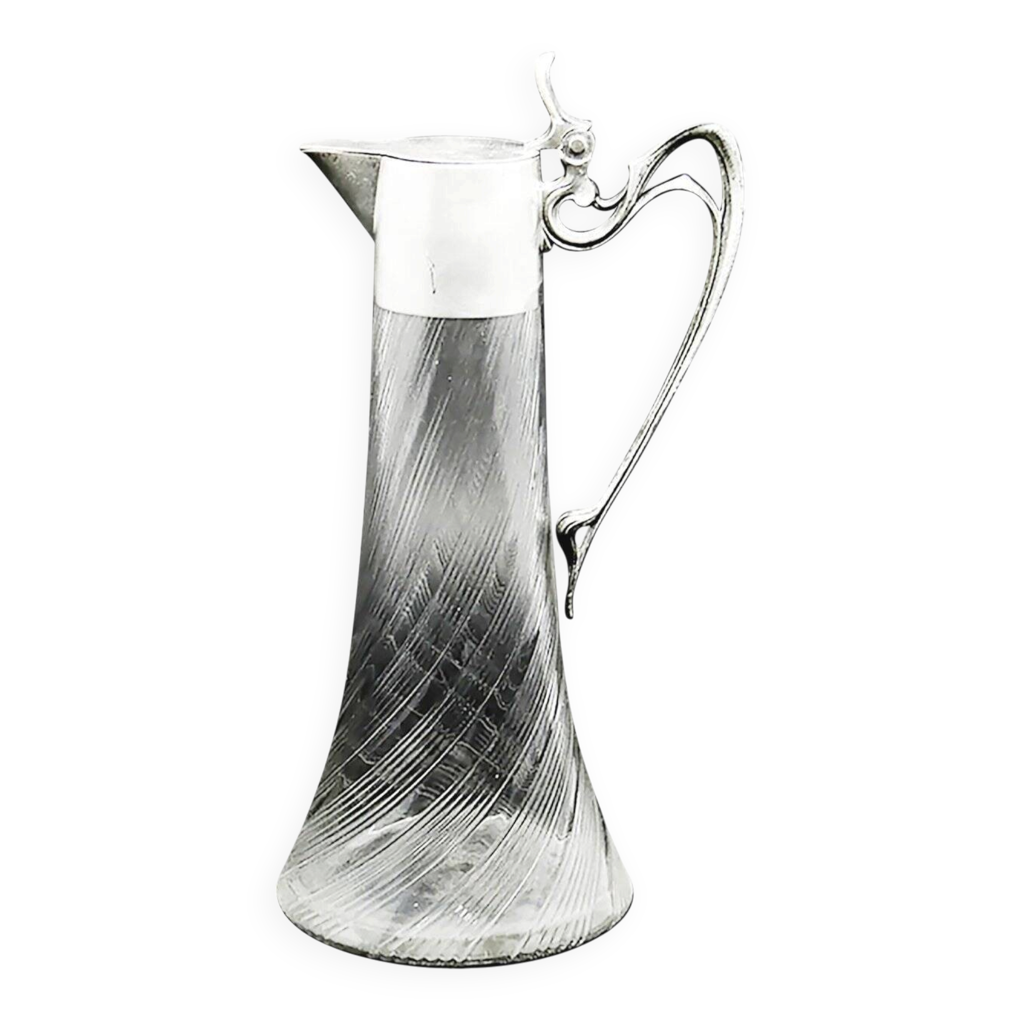 20th century wine jug from Roman Plewkiewicz, Warsaw, Poland, 1890s