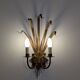 Gold leaf wall light