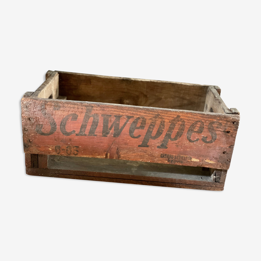 Ancienne caisse en bois Schweppes | Selency