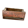 Ancienne caisse en bois Schweppes