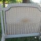 Former Louis XVI bed frame patina gray