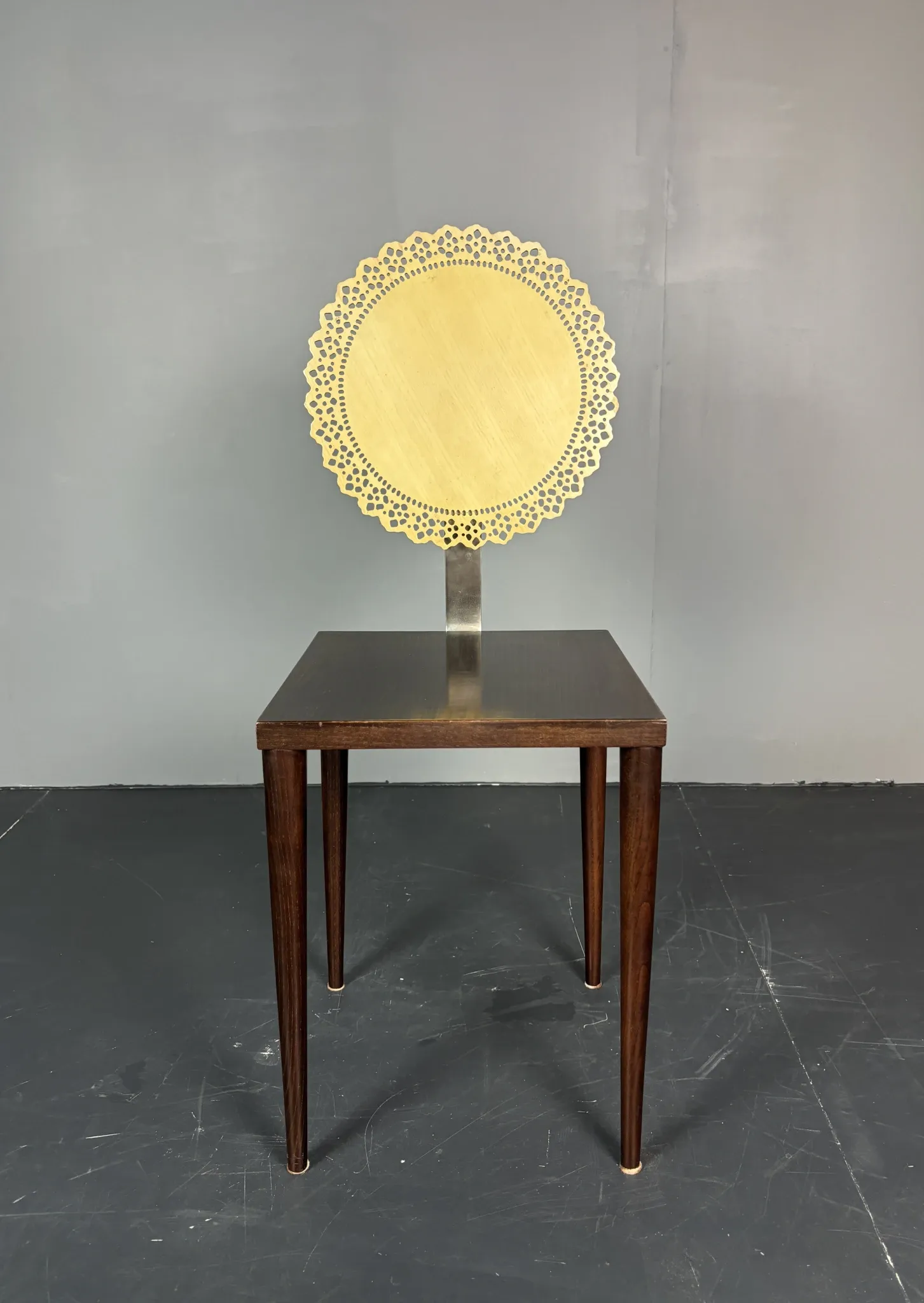 Sculptural Italian Tatlim side chair dining chair by Marco Mencacci 1990s