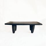 Solid wood bench or coffee table 104 cm – Unique Senufo piece, craftsmanship