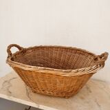 Basket, wicker laundry basket