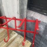 Red coat rack