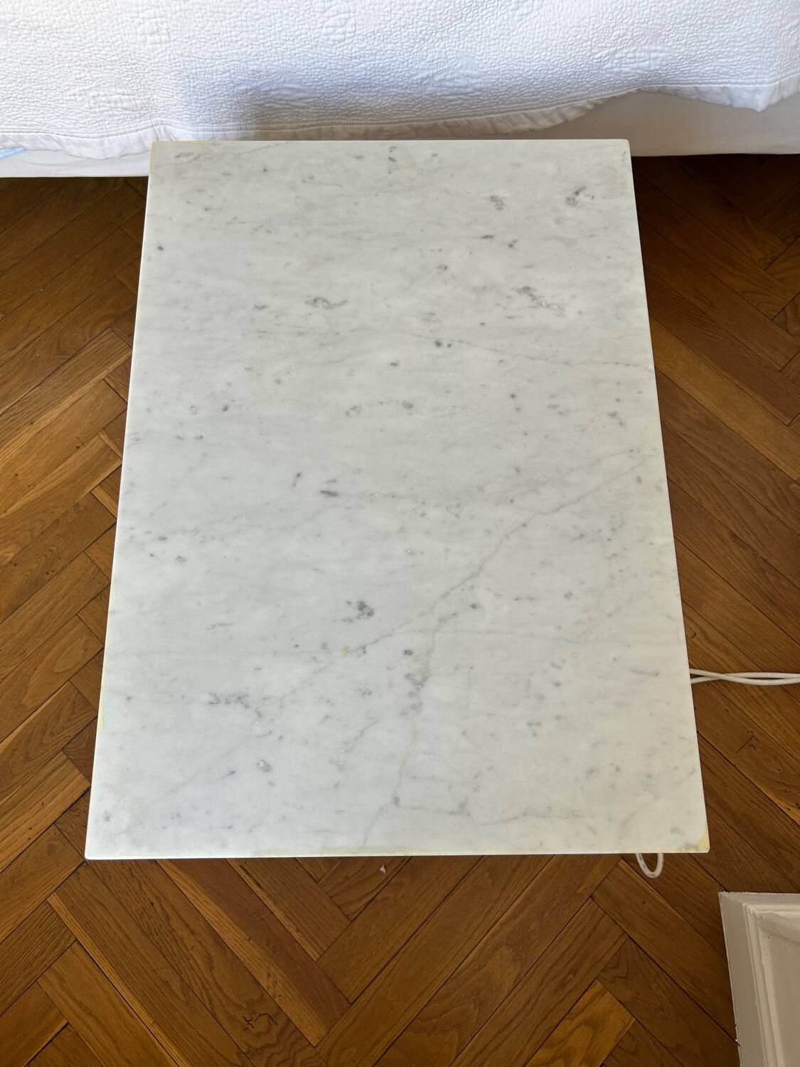 Marble top coffee table