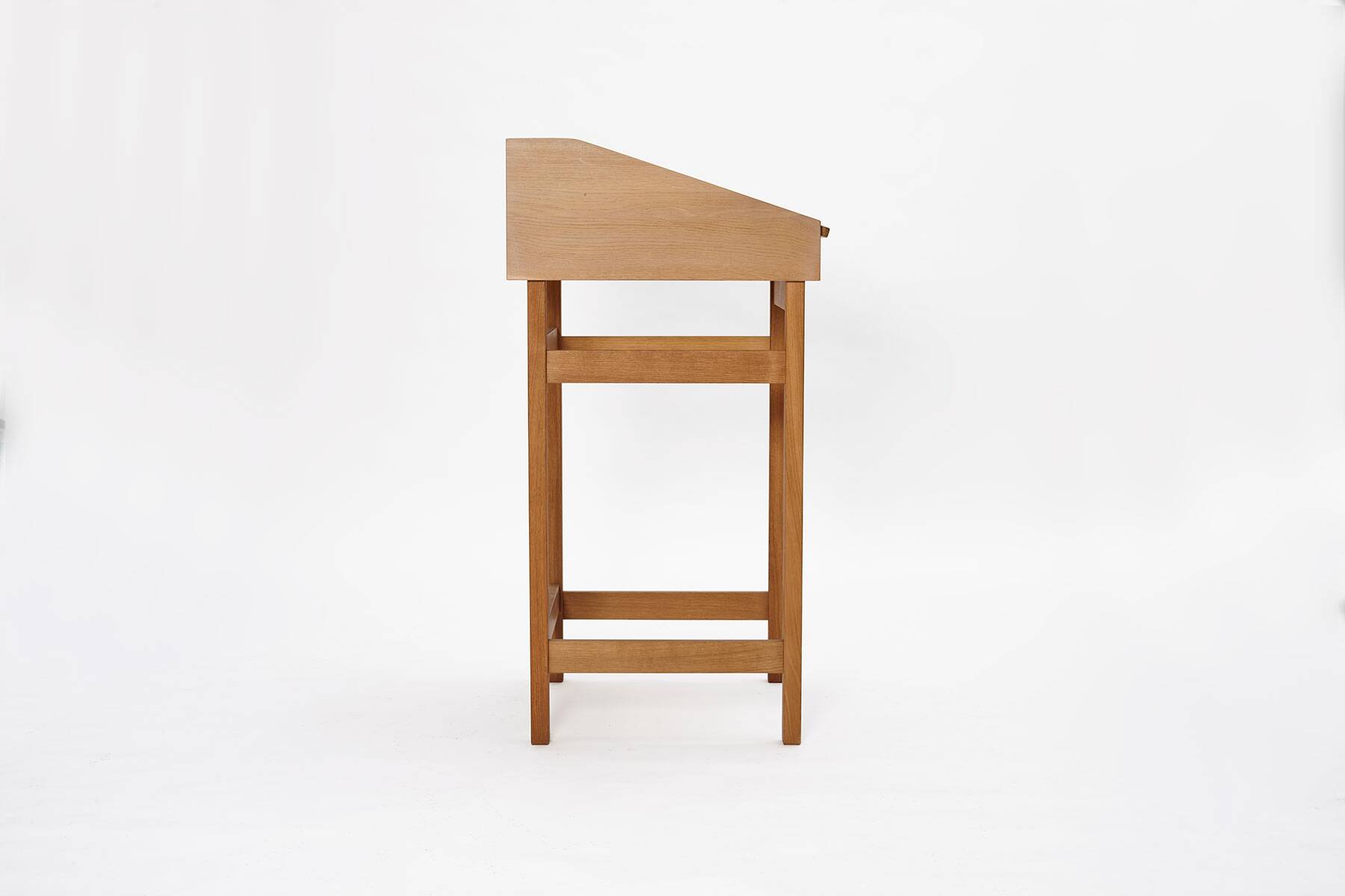 Bureau secrétaire en chêne, Danemark années 1960.