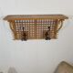 Vintage wall coat rack