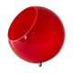 Lampe en plexiglas rouge des années 80