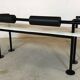 Postmodern Italian leather bench by Cy Mann for Polflex, 1980s