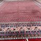 Handmade vintage Indian Seraband rug 204cm x 252cm 1970s