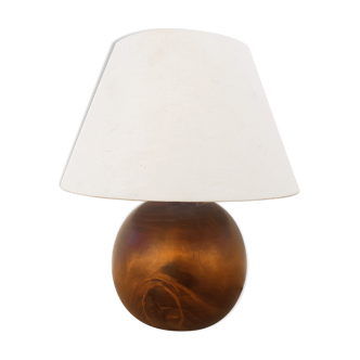 Wooden ball lamp