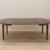 Round rosewood table, Danish design, 1960s, manufacturer: Gudme Møbelfabrik