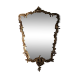 Large bronze mirror 80x55cm