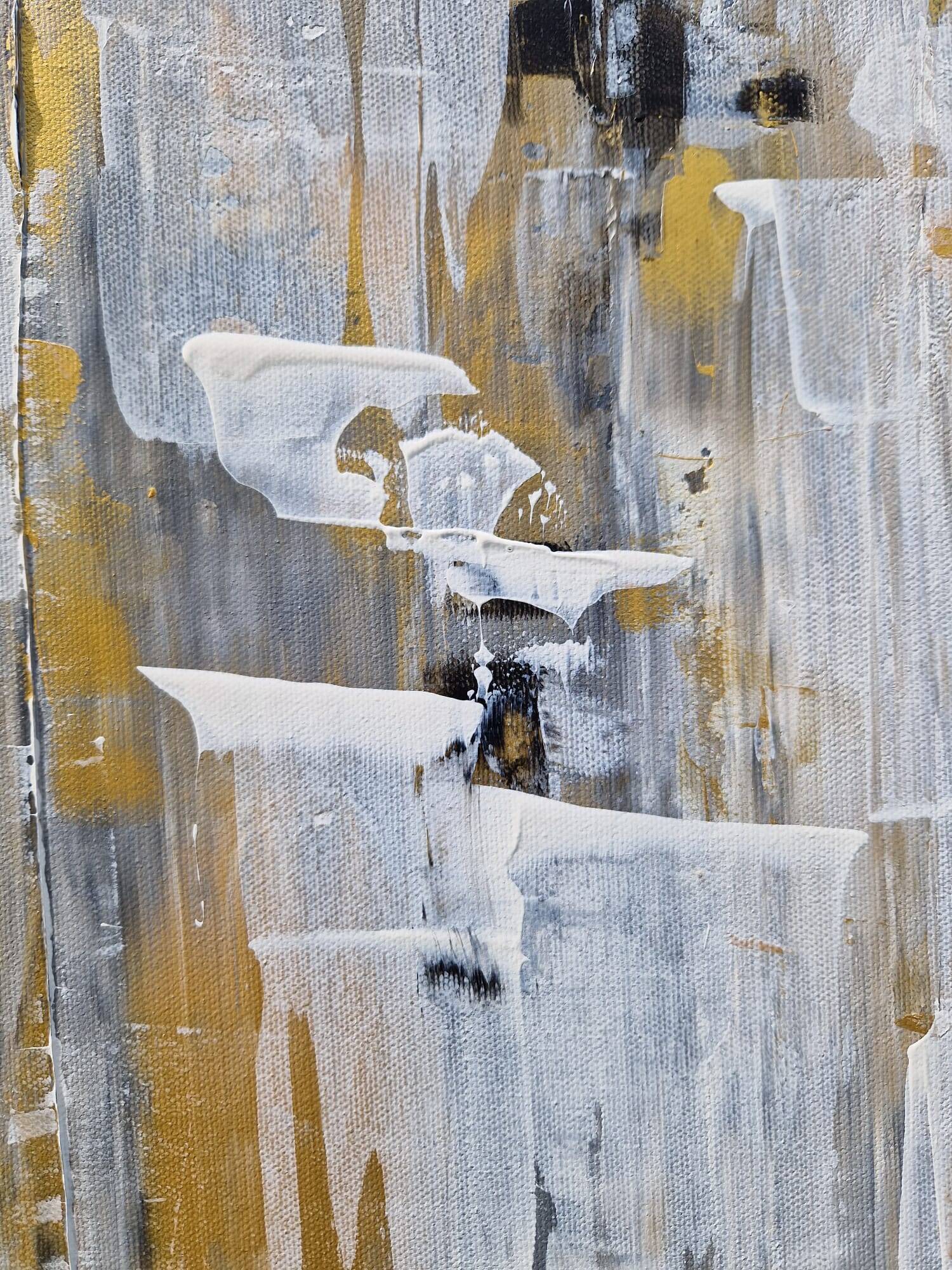 Abstract painting table