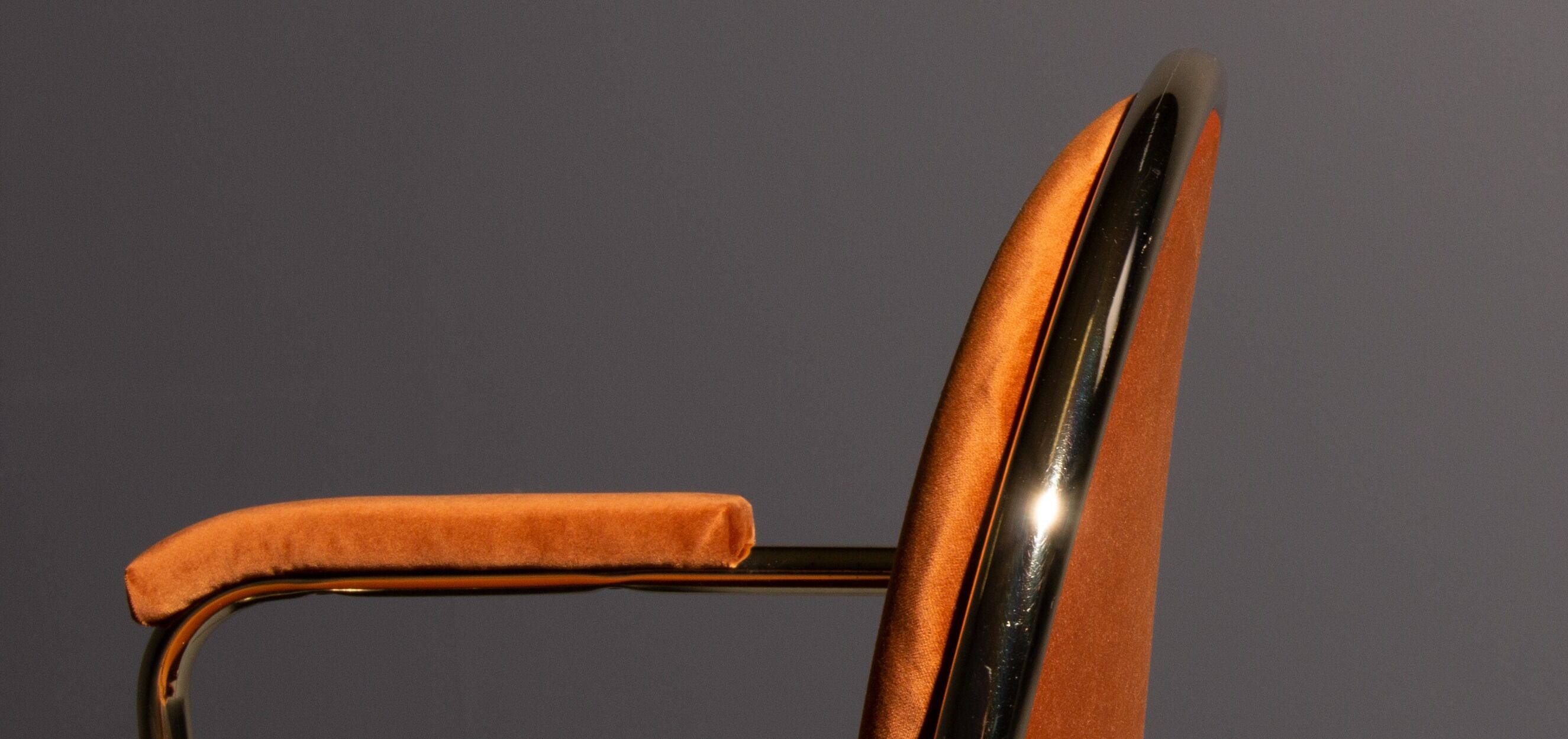 Hollywood Regency chair with or without armrest