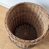 Rattan laundry basket