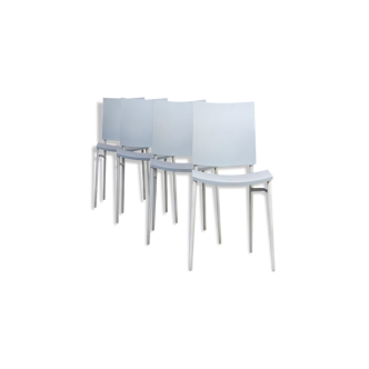 90s Philippe Starck “miss c.o.c.o.” dining chair for Cassina set/4