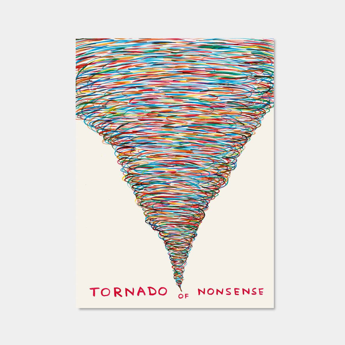 David Shrigley, Tornado Of Nonsense Poster, 2021