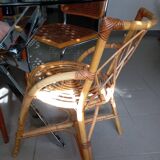 Vintage bamboo chair