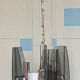 Chandelier suspension space age 70s