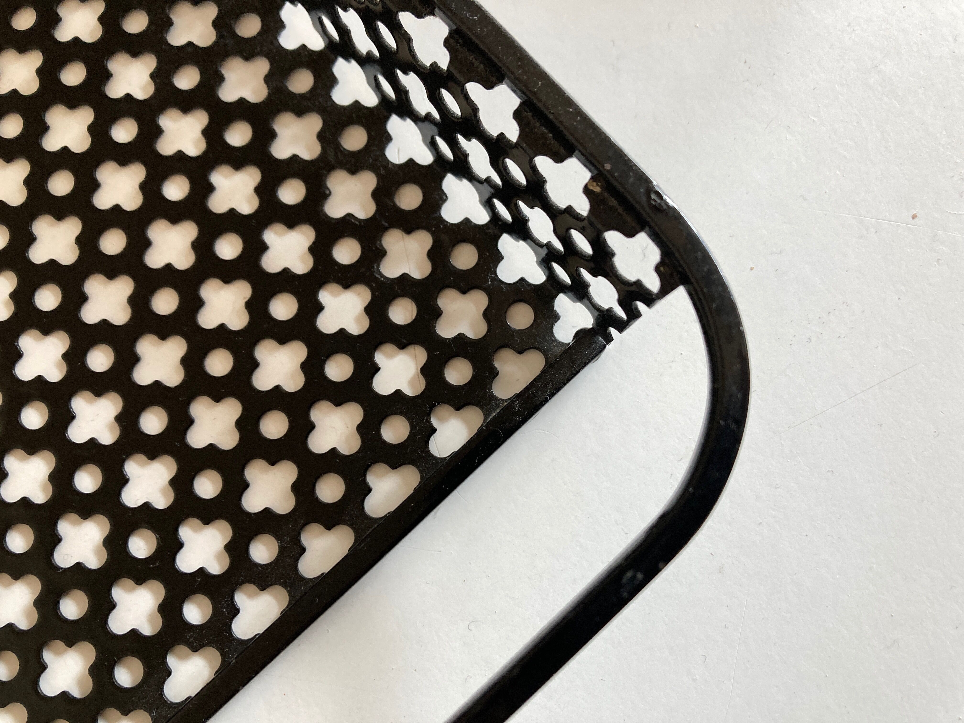 Perforated iron tray Matégot 1950