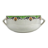 Sarreguemines "Maroussia" dish/tureen, early 20th century