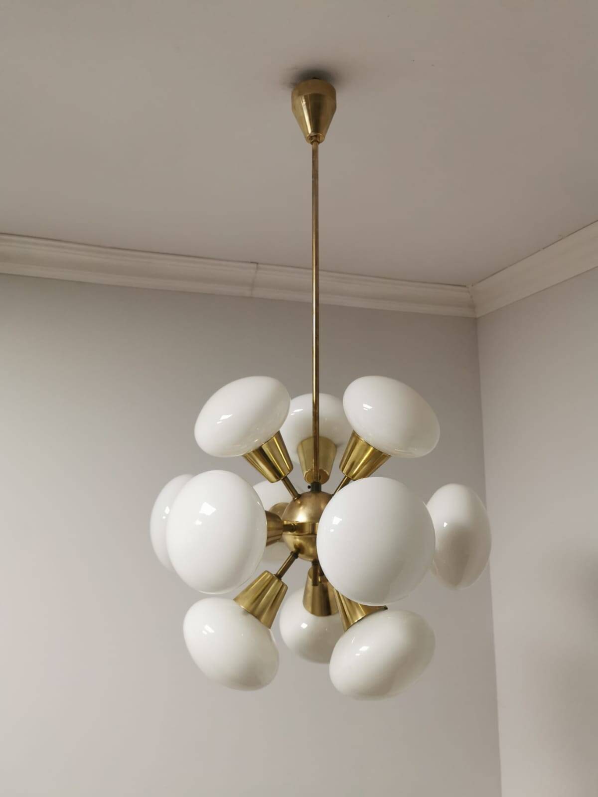 Sputnik Chandelier from Kamenický Šenov