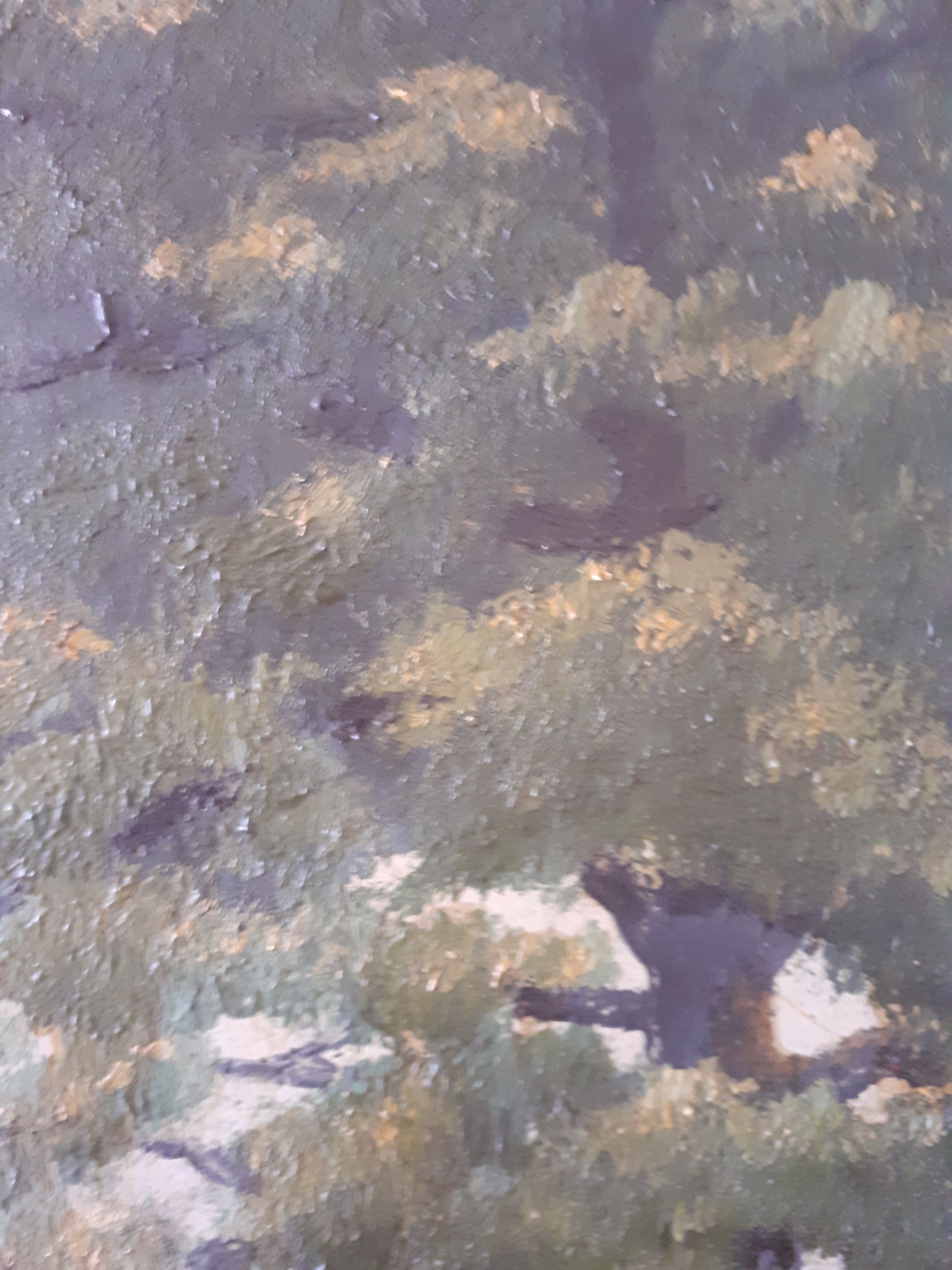 Tableau paysage maison bretonne