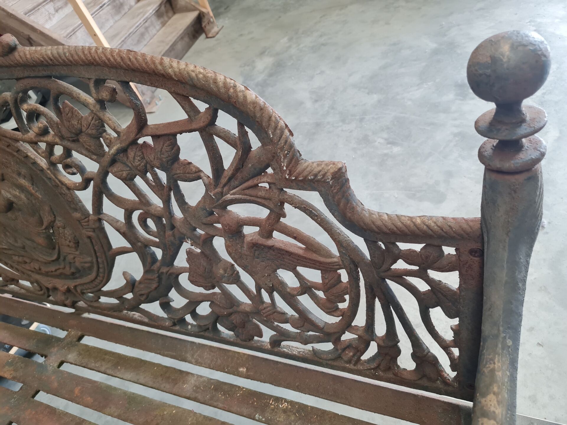 Banc en fonte
